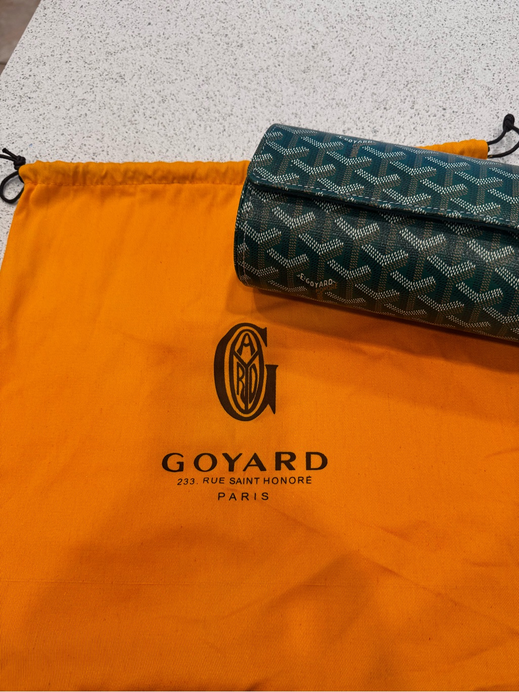 Goyard Green Three Watch Travel Roll Goyard Green Three Watch Travel Roll
